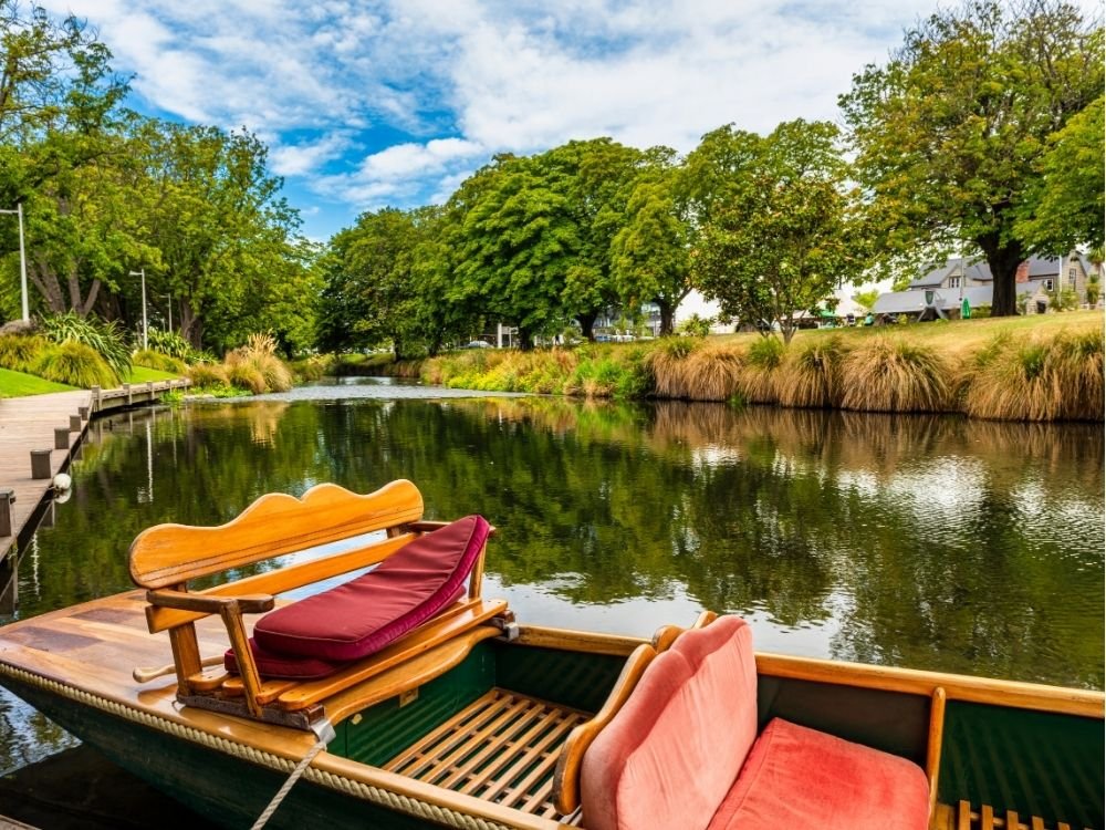 Christchurch punting on the Avon River