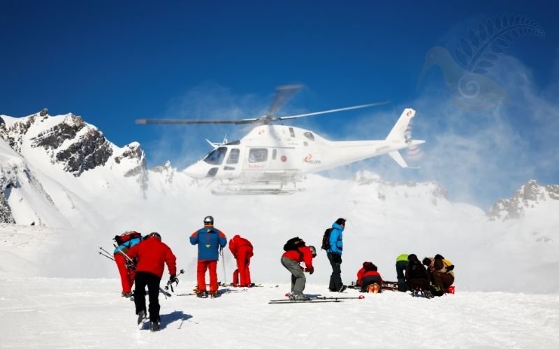 Heli skiing New Zealand Southern Alps